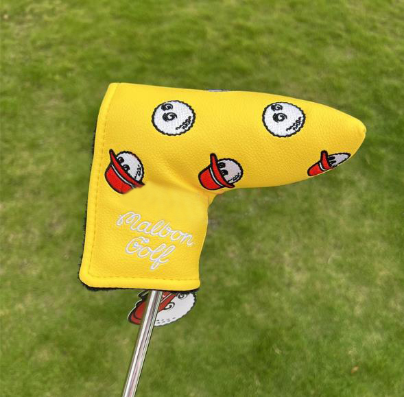 Malbon Blade Putter Cover Golf - Headcover Club COVER PUTTER golf BLADE DIVOT TOUR 公式通販 Beige