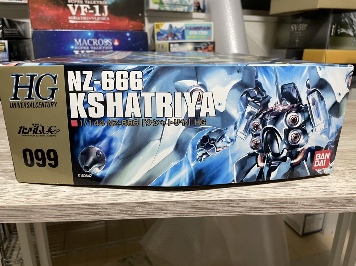 送料込】未組立 中古 HGUC 1/144 NZ-666 クシャトリヤ 機動戦士 