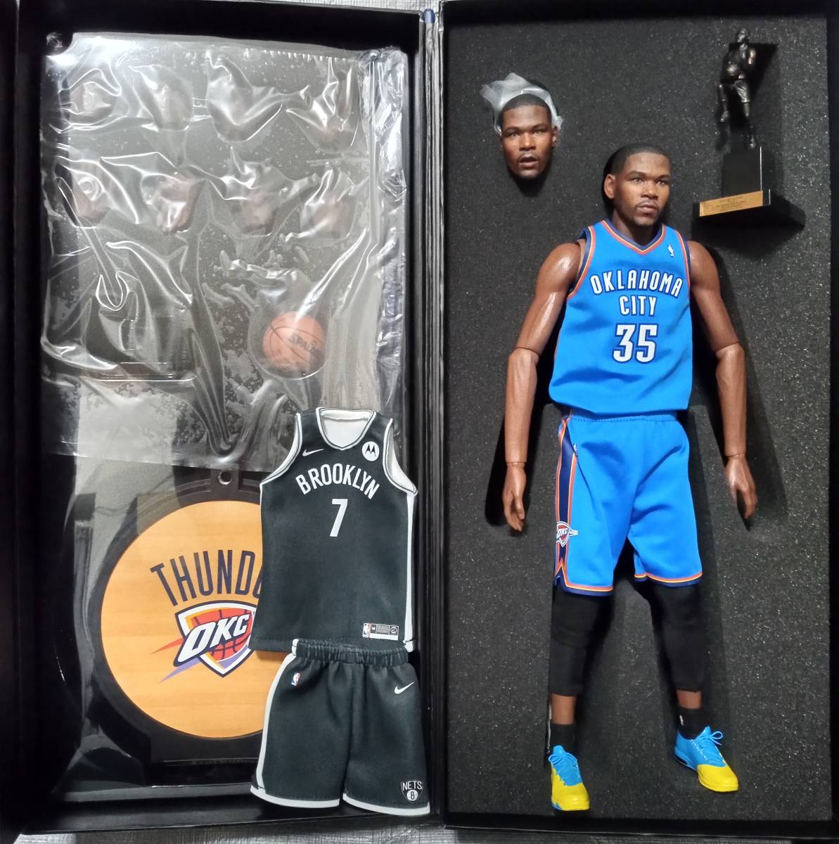 【定番，新品】 1/6 ケビン デュラント エンターベイ NBA リアルマスターピース オクラホマシティ サンダー ブルックリン ネッツ ENTERBAY(バスケット)｜売買されたオークション情報、yahooの商品情報をアーカイ バスケット