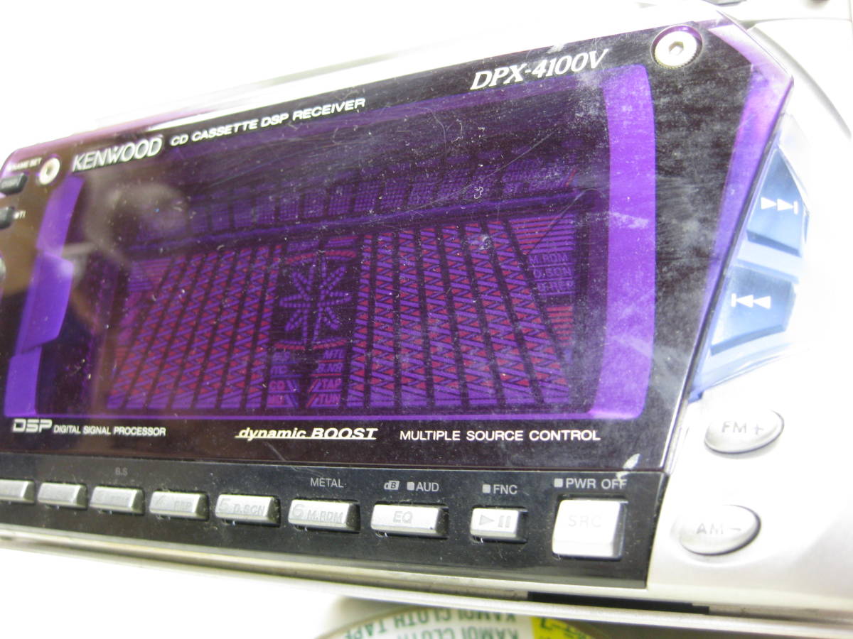M-3535 KENWOOD ケンウッド DPX-4100V 2Dサイズ CD&カセットデッキ