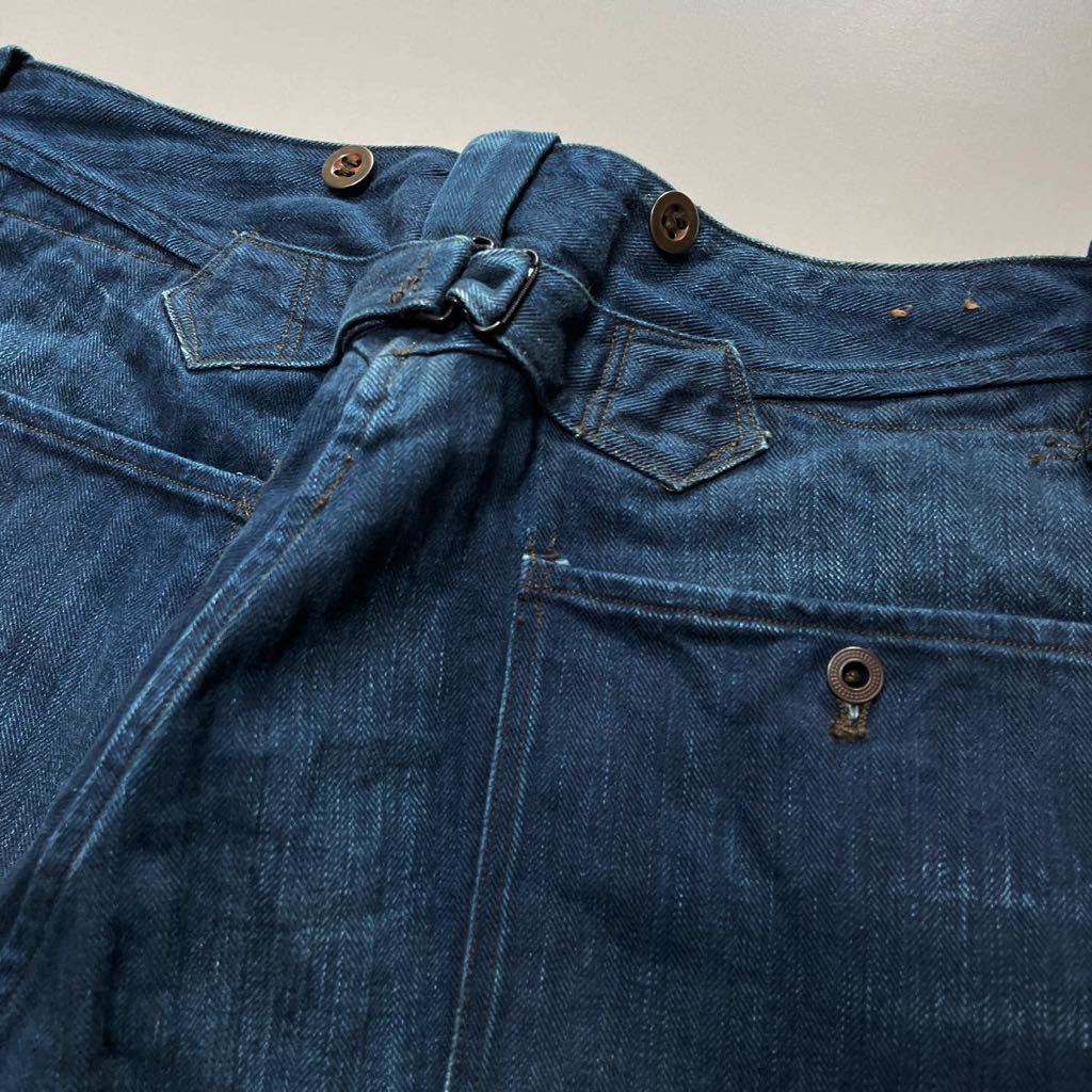 RRL “バックルバック ヘリンボーン デニム トラウザー” 29 30 