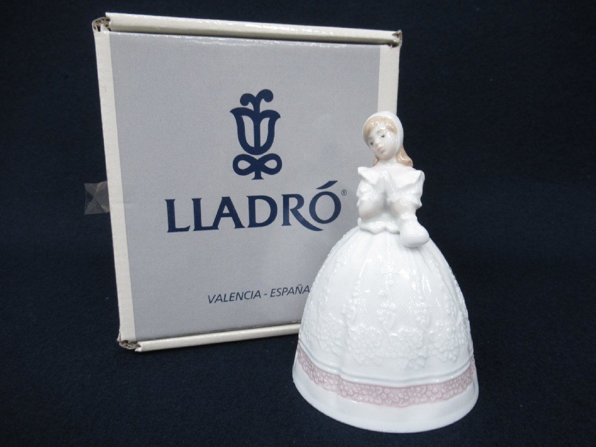 K7185 LLADRO/リヤドロ「06176 フィギュリン/卓上ベル」置物
