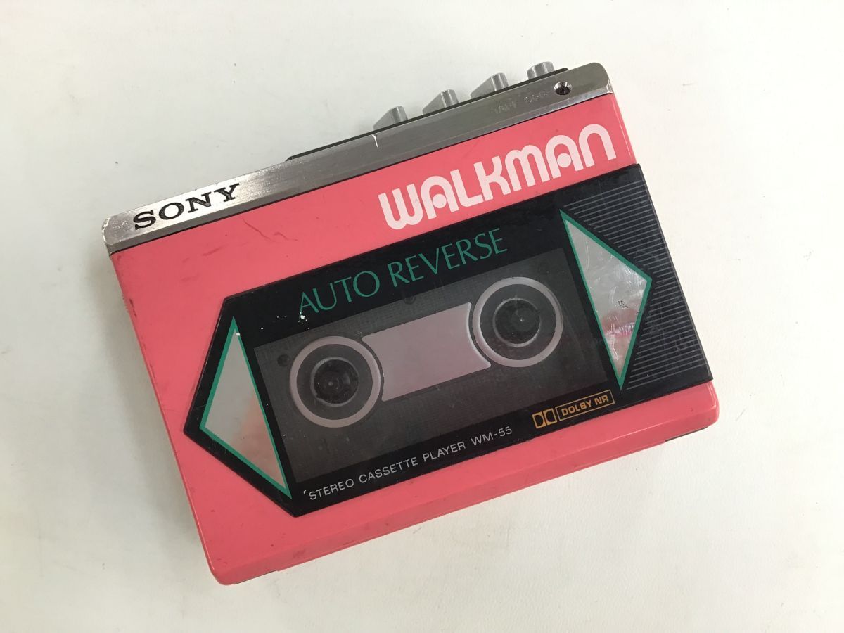 SONY STEREO PRESSMAN カセットプレーヤー（ジャンク品） SONY WM-55 walkman ソニー カセットプレーヤー・ウォークマン