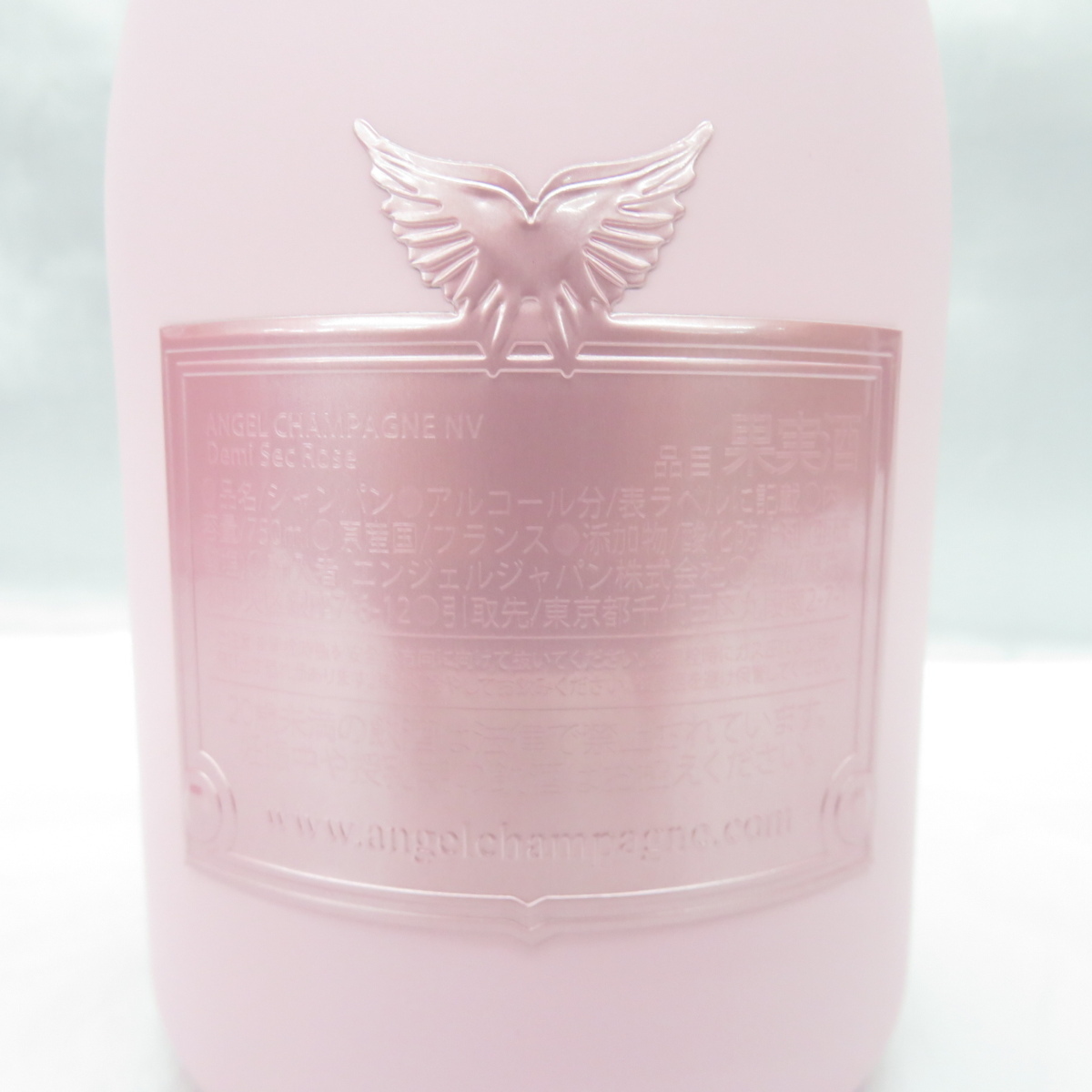 未開栓】ANGEL エンジェル ドゥミセック ロゼ ピンク シャンパン 750ml