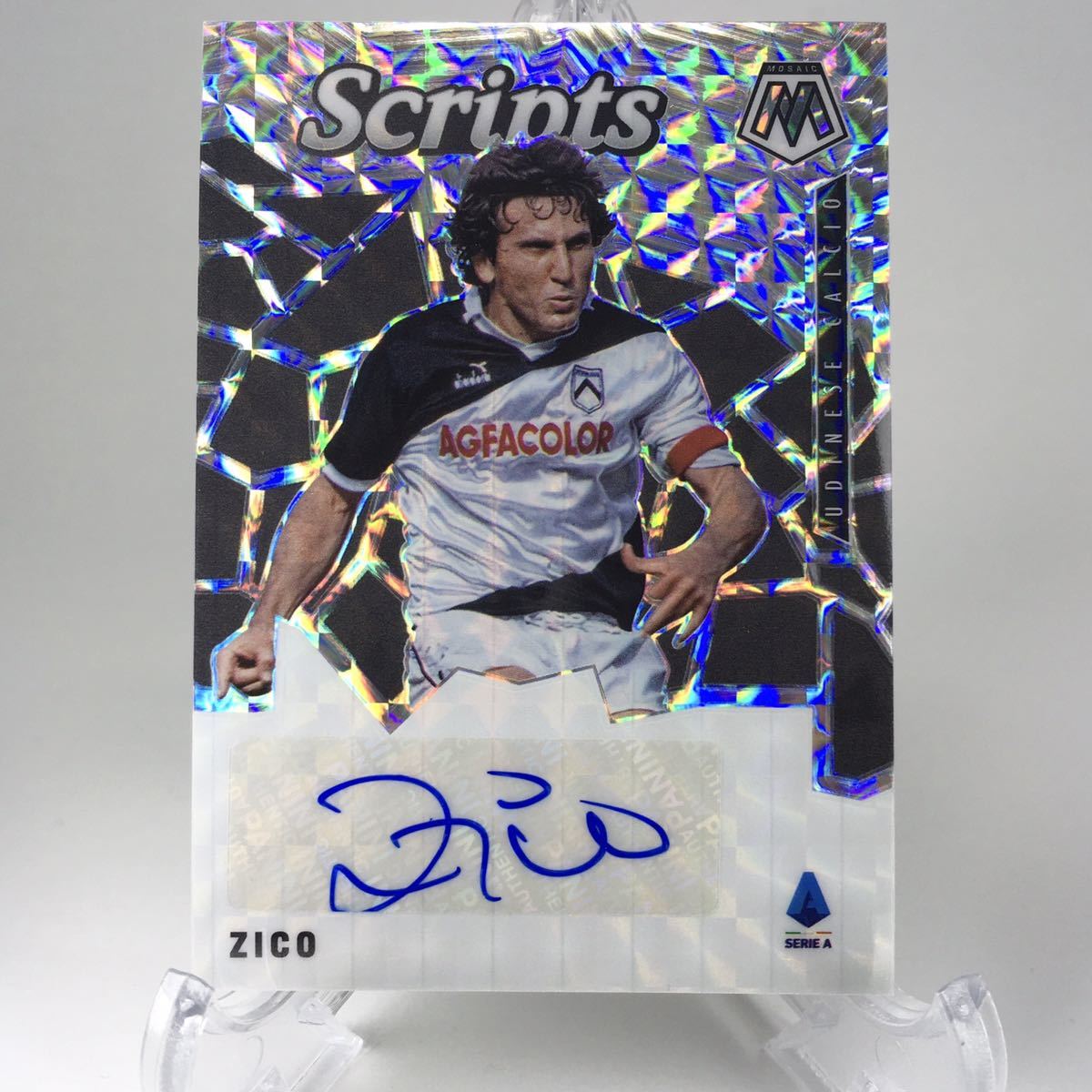 1円スタート☆直筆サイン☆ジーコ☆ 2020-21 PANINI MOSAIC SERIE A 