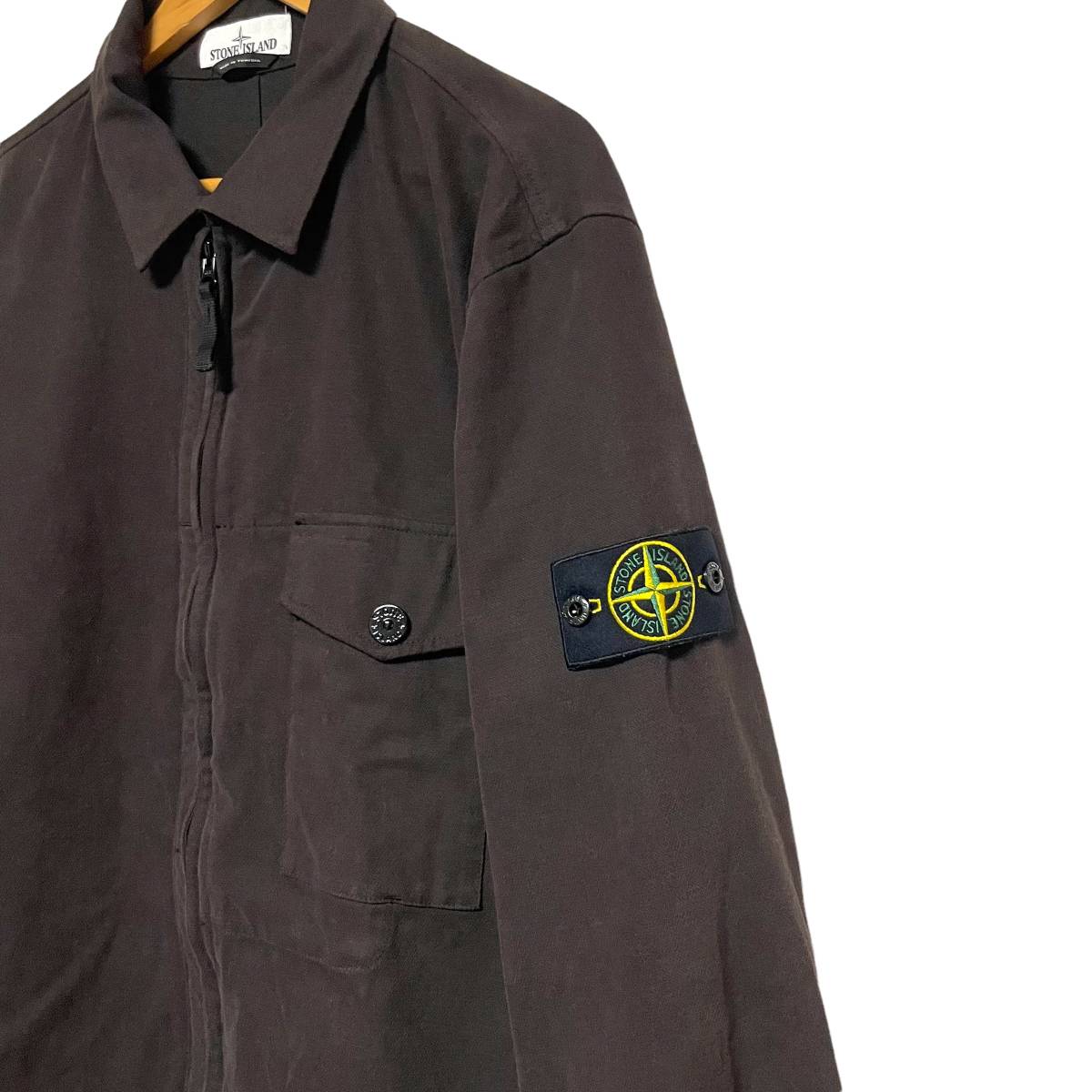 □Stone Island ストーンアイランド□21aw Garment Dyed Zip Overshirt 
