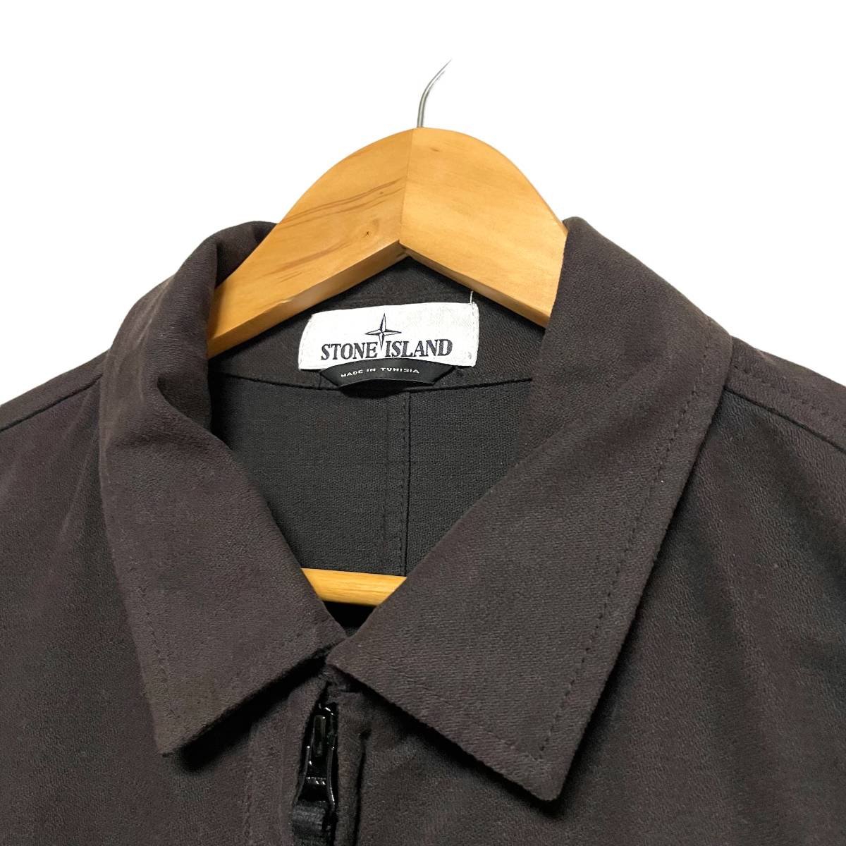 □Stone Island ストーンアイランド□21aw Garment Dyed Zip Overshirt 