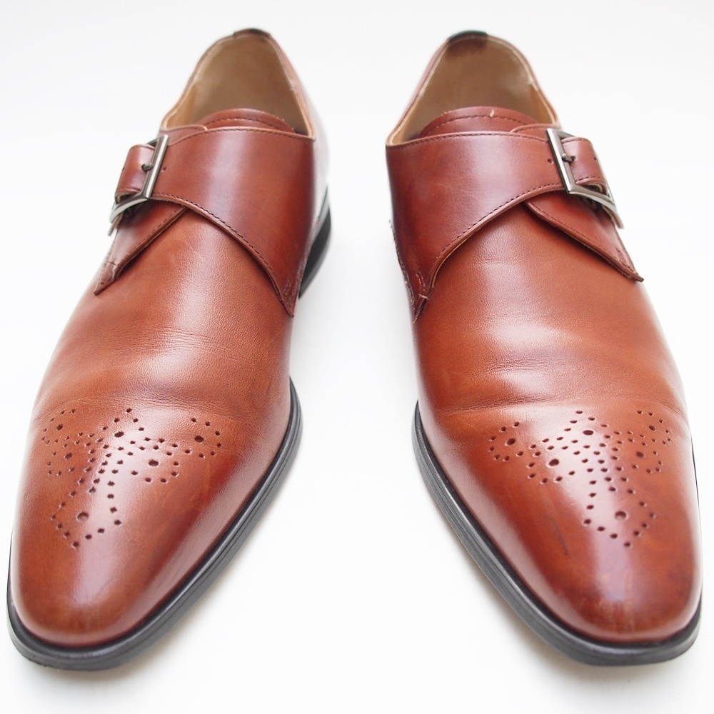 Patrick Cox 26 0cm パトリックコックス モンクストラップ 革靴 レザーシューズ 茶 メンズ 本革 ブラウン 茶 ビジネス 紳士靴 26 0cm 売買されたオークション情報 Yahooの商品情報をアーカイブ公開 オークファン Aucfan Com