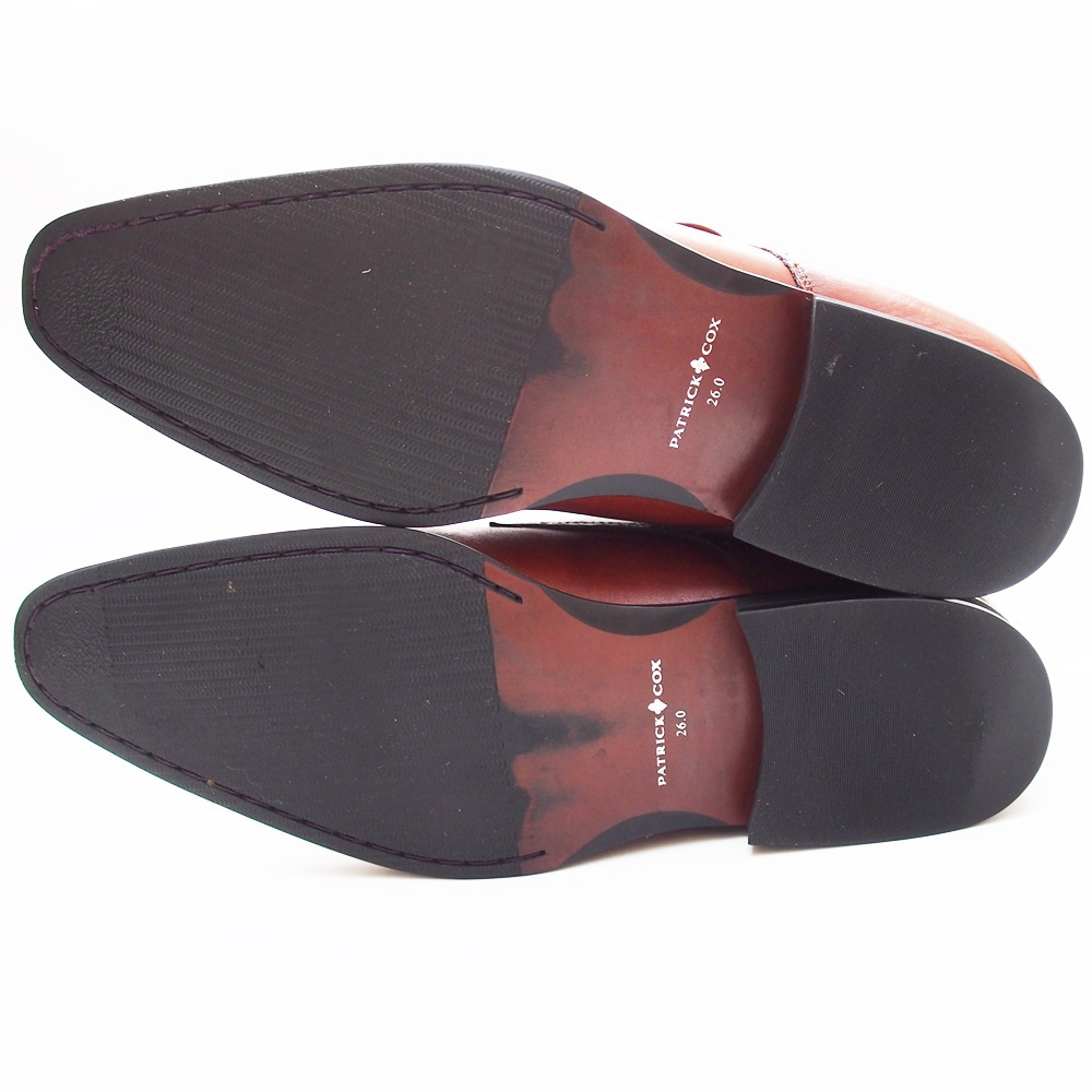 Patrick Cox 26 0cm パトリックコックス モンクストラップ 革靴 レザーシューズ 茶 メンズ 本革 ブラウン 茶 ビジネス 紳士靴 26 0cm 売買されたオークション情報 Yahooの商品情報をアーカイブ公開 オークファン Aucfan Com