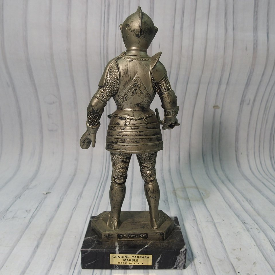 レア☆イタリア製 騎士の置物 GENUINE CARRARA MARBLE