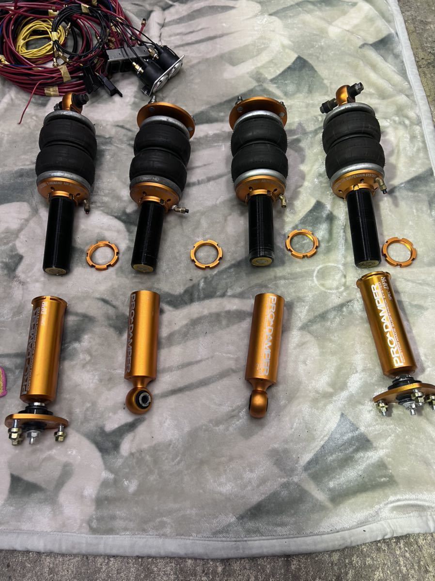 T-DEMANDエアサス1式フルセット 4輪独立 18 20 21クラウンGRS180  