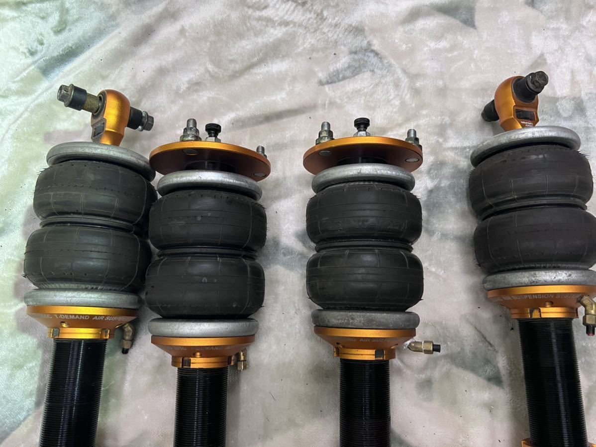T-DEMANDエアサス1式フルセット 4輪独立 18 20 21クラウンGRS180  