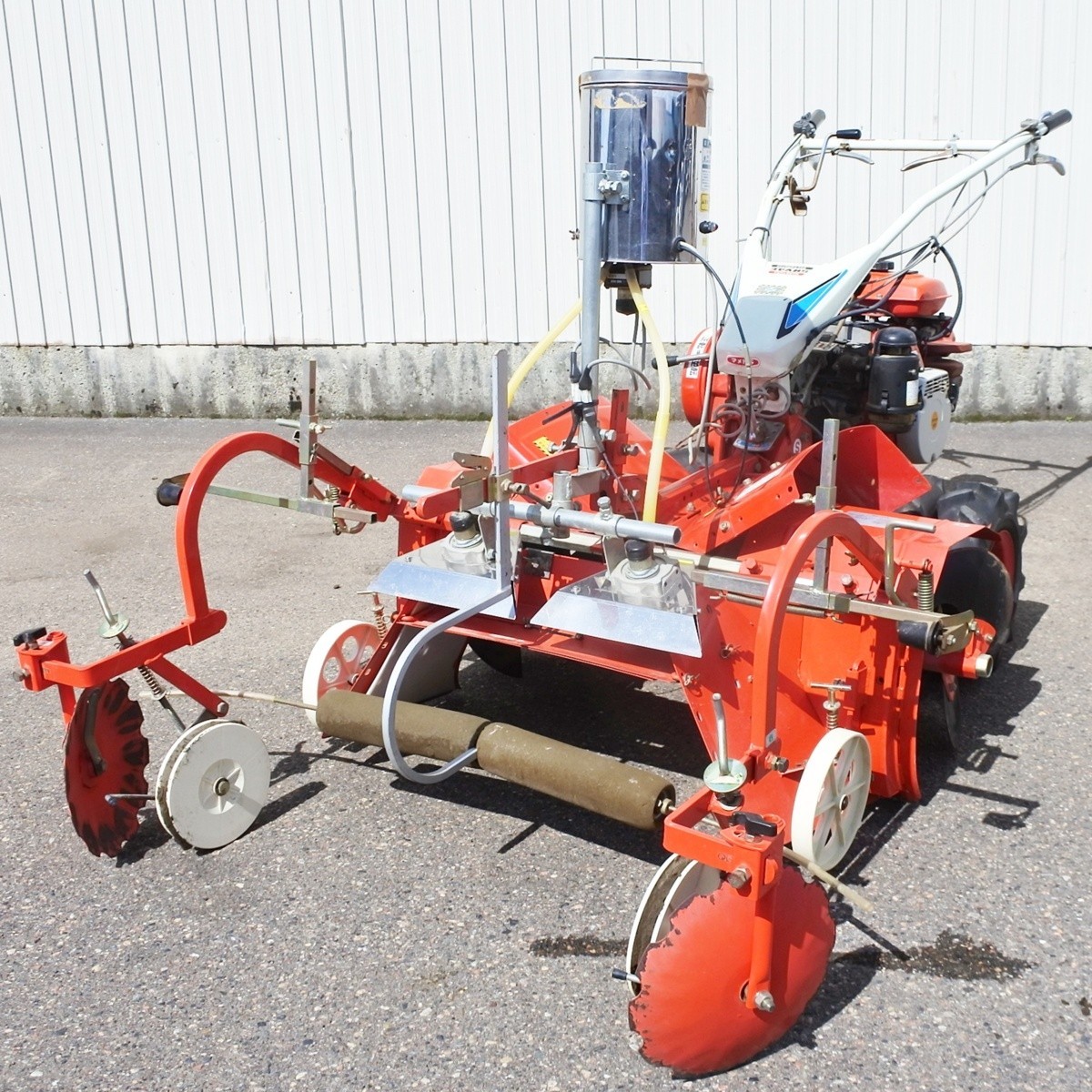 新潟】マメトラ マルチャー 管理機 SRV4E ロータリー マルチ 7馬力 平 