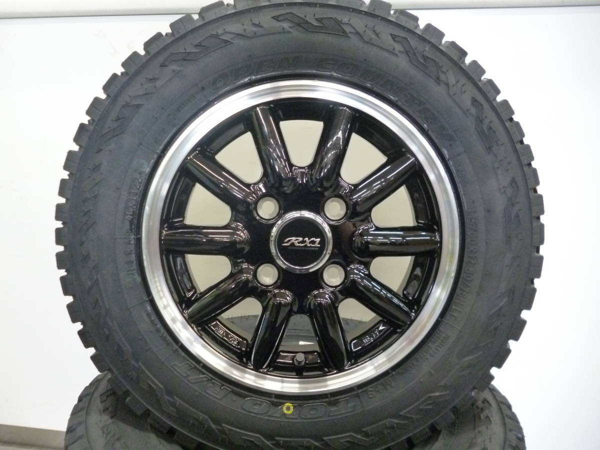 TOYOオープンカントリーR/T☆145/80R12セット☆145R12☆軽バン軽トラ