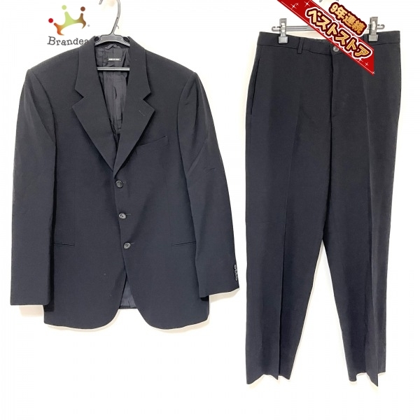  ジョルジオアルマーニ GIORGIOARMANI シングルスーツ - 黒 メンズ 3つボタン メンズスーツ(スーツ)｜売買されたオークション情報、yahooの商品情報をアーカイブ公開 - オークファン 男性用