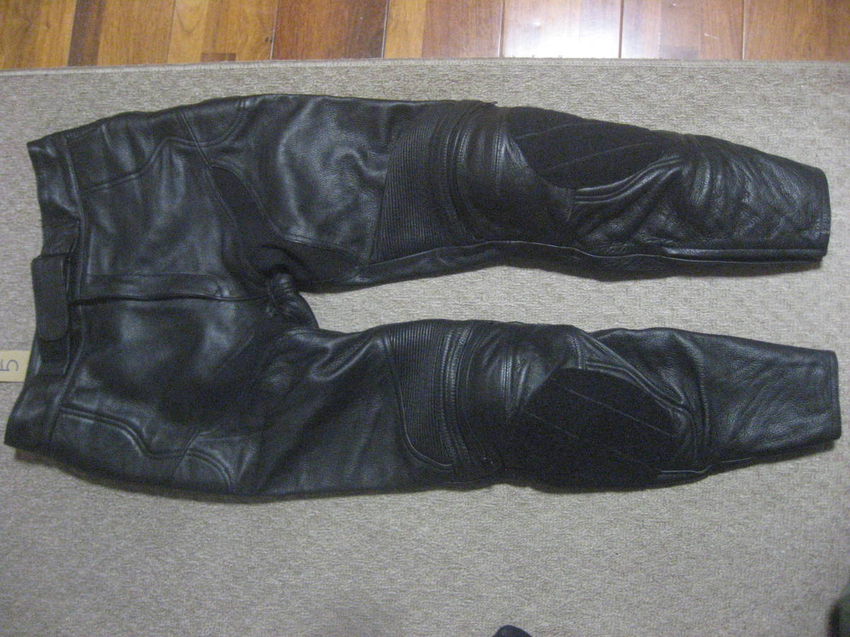 ROOKIE バイク用 ⑤ ライディングパンツ 4Lサイズ 中古 革パン ROOKIE 