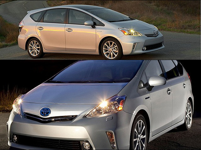 プリウスα前期【TOYOTA】ZVW40トヨタPRIUS-V純正USヘッドライト左右