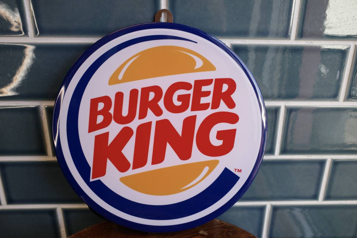 新品 BURGER KING バーガーキング LEDライト 看板 ガレージ 新品 BURGER KING バーガーキング LEDライト 看板 ガレージ