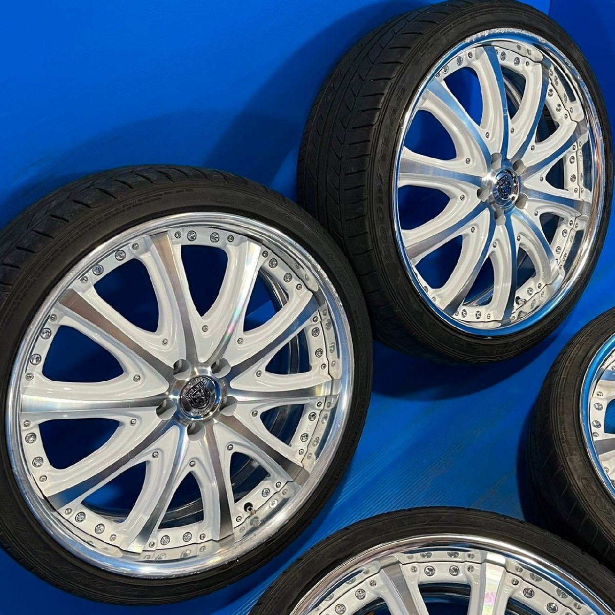 1万スタート 19インチ CLUB LINEA クラブリネア L747 7.5J+48 PCD 
