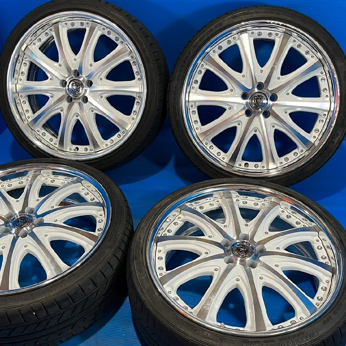 1万スタート 19インチ CLUB LINEA クラブリネア L747 7.5J+48 PCD 