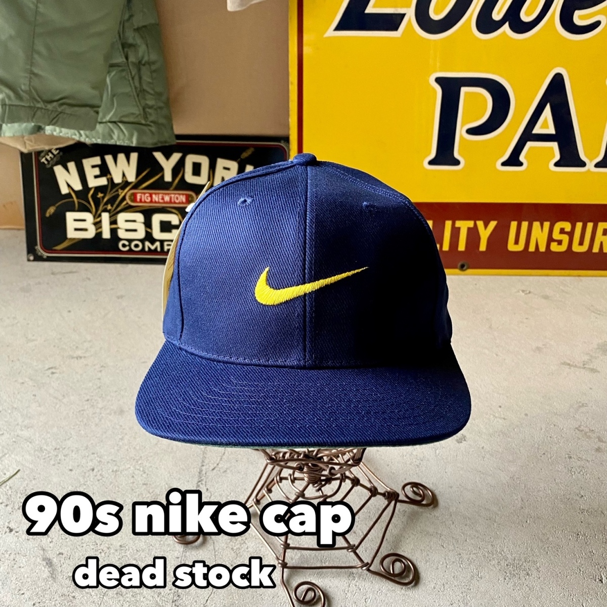 90Sデッドストック　ナイキ　キャップ デッドストック 90年代 ビンテージ NIKE キャップ CAP ナイキ