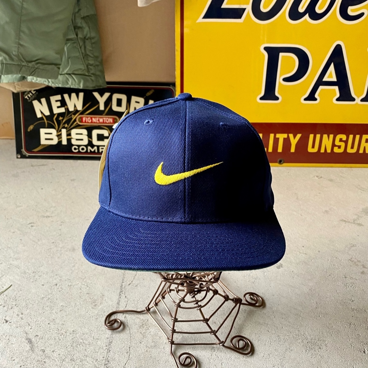 90s NIKE vintage cap ナイキ キャップ 帽子 デッドストック デッドストック 90年代 ビンテージ NIKE キャップ CAP ナイキ