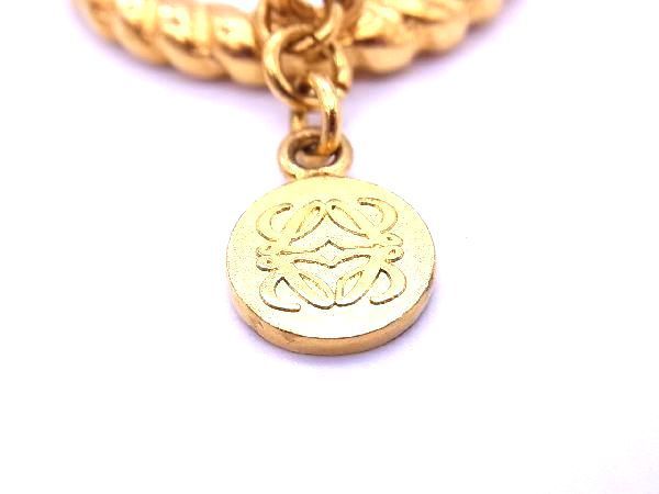 1円 □新品同様□ LOEWE ロエベ アナグラム スカーフリング