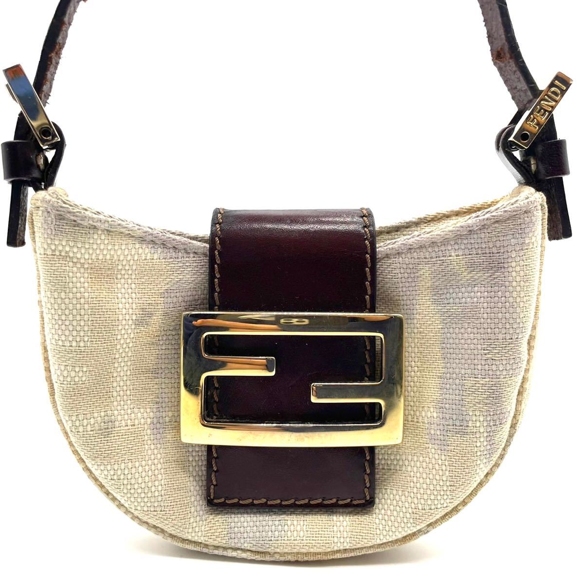 1円《天下一品》FENDI フェンディ クロワッサン マンマバケット 1円《天下一品》FENDI フェンディ クロワッサン マンマバケット