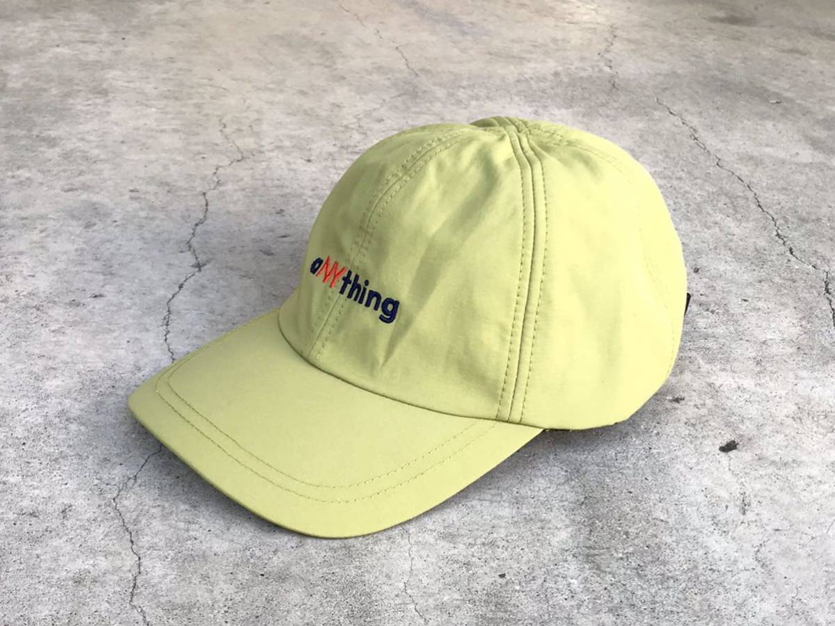 美品 aNYthing キャップ エニシング メンズ 帽子 ハット ナイロン ロゴ 