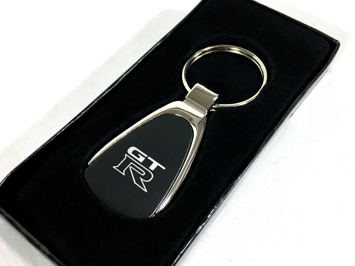 日産 正規品 GT-R キーホルダー 公式 キーリング エンブレム マーク 