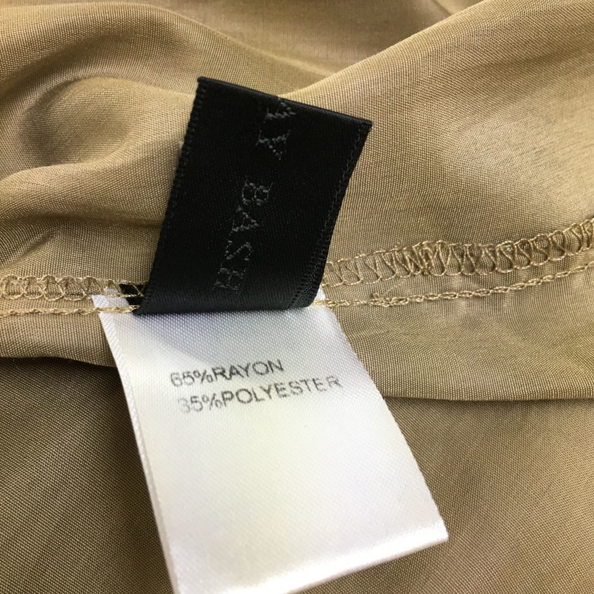 A1393 K Birthday Bash バースデーバッシュ ノースリーブロングギャザーワンピース ティアード Vネック カーキベージュ 薄手 光沢 Mサイズ 売買されたオークション情報 Yahooの商品情報をアーカイブ公開 オークファン Aucfan Com