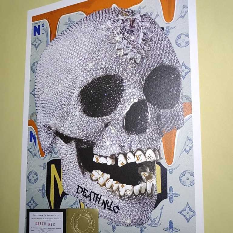 DEATH NYC 世界限定100枚 アートポスター Damien Hurst ダミアン