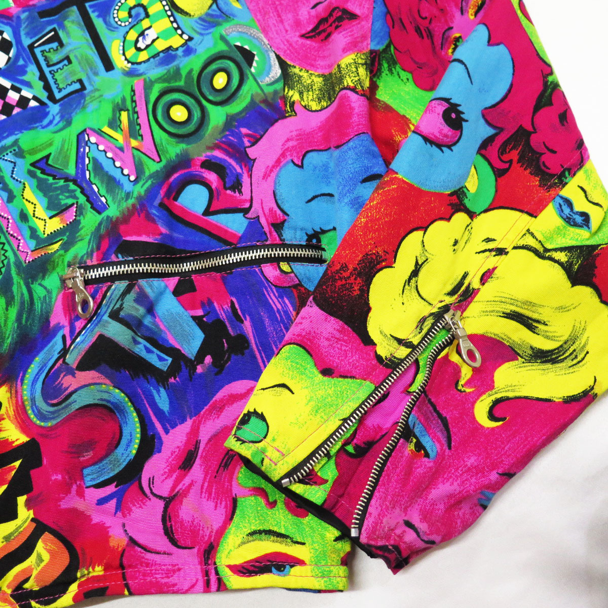 90s VERSACE JEANS COUTURE MARILYN MONROE BETTY BOOP JACKET VINTAGE