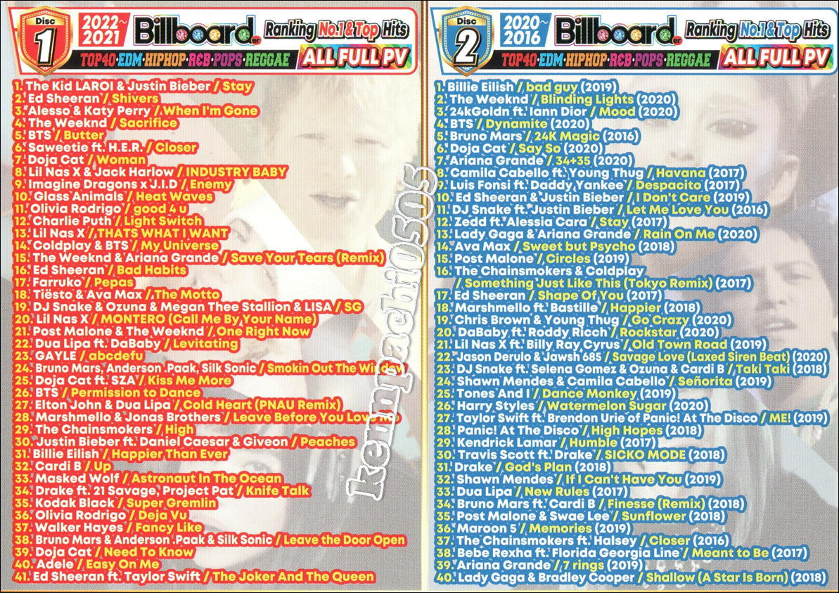 最新 22年間の歴代pv大賞 22 00 Billboard No 1 Pv Awards Dvd4枚組 全153曲 ロック ポップス 洋楽 売買されたオークション情報 Yahooの商品情報をアーカイブ公開 オークファン Aucfan Com