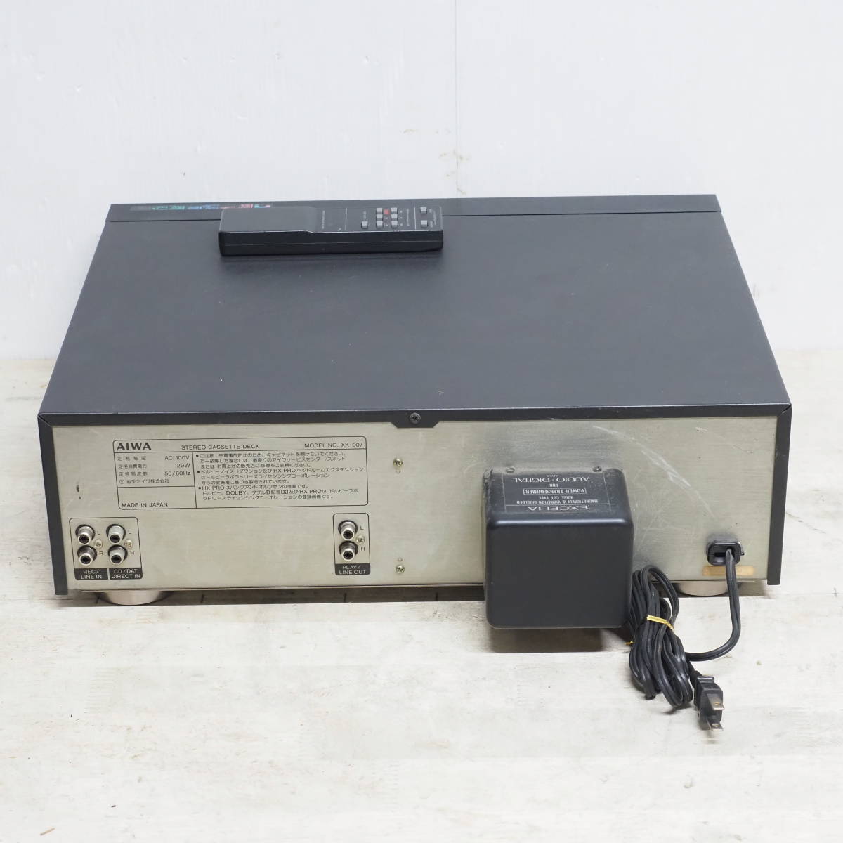 it) カセットデッキ EXCELIA XK-007 AIWA ジャンク XK-007 カセット