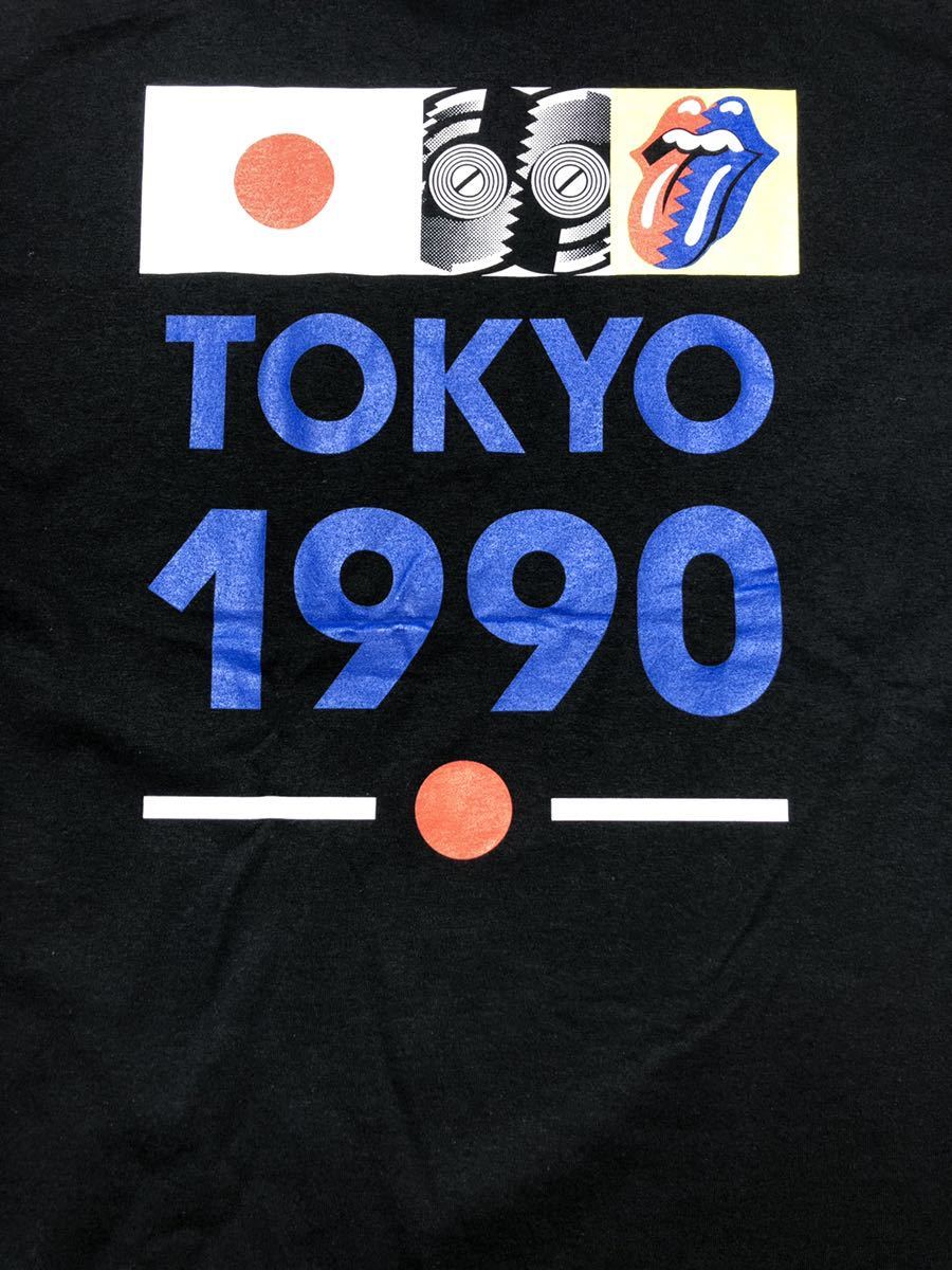 THE ROLLING STONES JAPAN TOUR 1990 NEW WHITE T-SHIRT