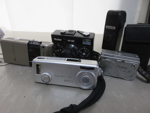301☆カメラ まとめて ジャンク扱 MAMIYA SUPER 16/minolta-16 MG