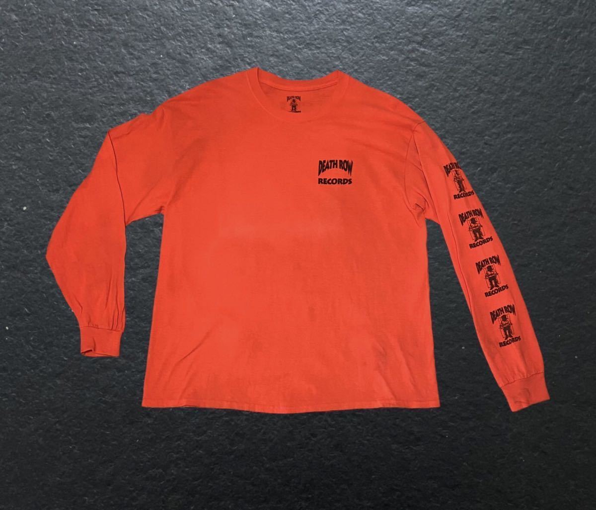 Death Row Records Long Sleeve Tee - New York Storage デスロウレコード　Death row records ロンT