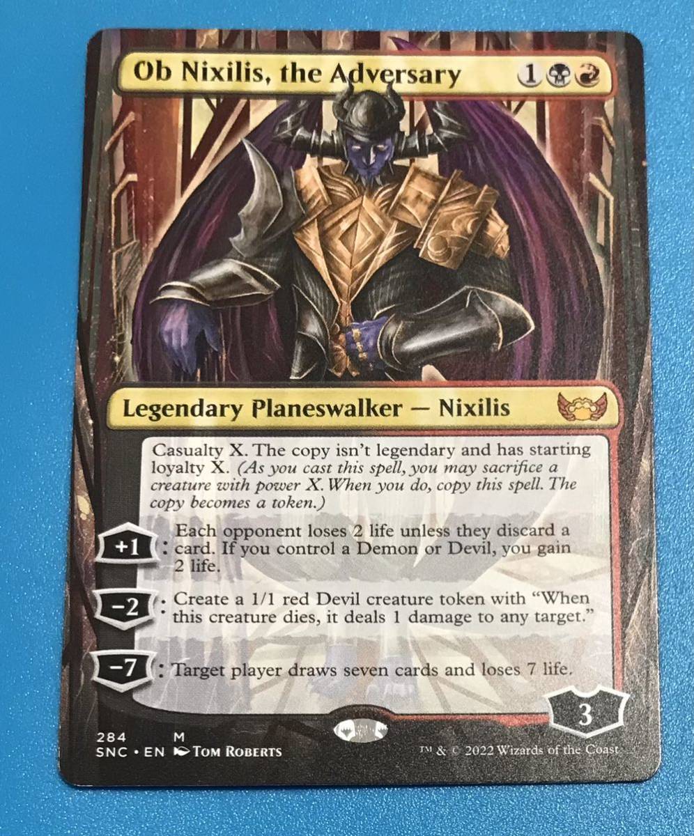 MTG 敵対するもの、オブ・ニクシリス Foil 2枚 エッチング仕様 英語