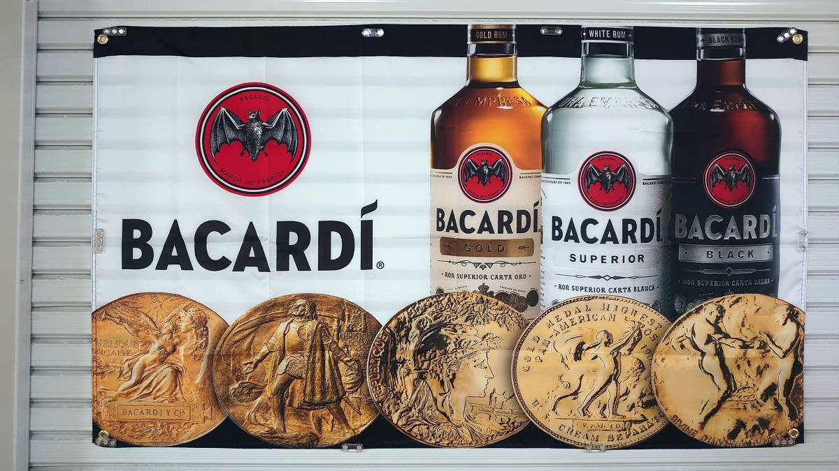 バカルディ フラッグ P93 バナー 輸入雑貨 150㎝×90㎝ BACARDI 