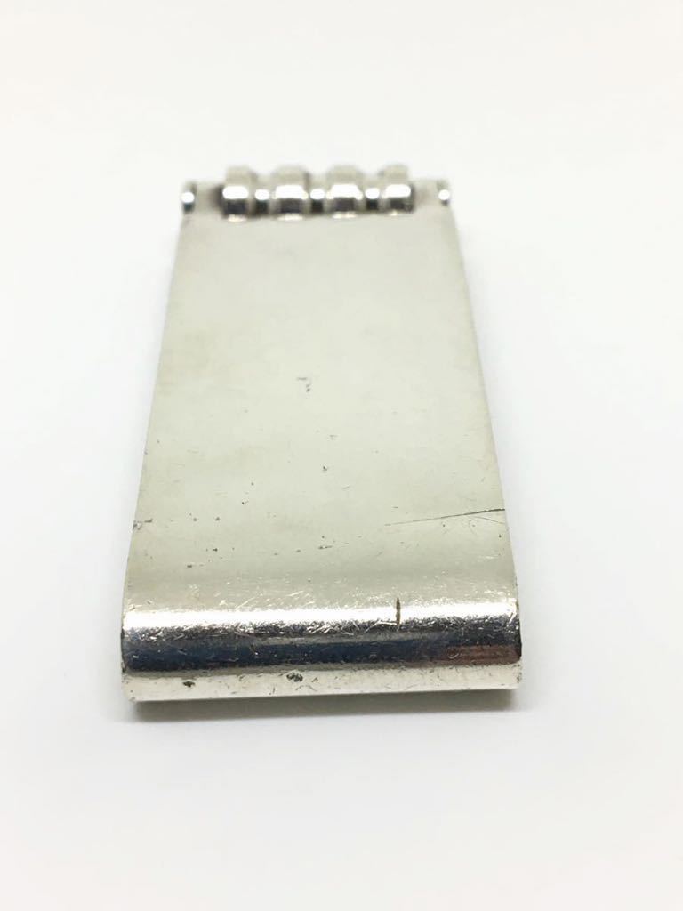 1円 希少 ティファニー パロマ グルーブ マネークリップ シルバー SV