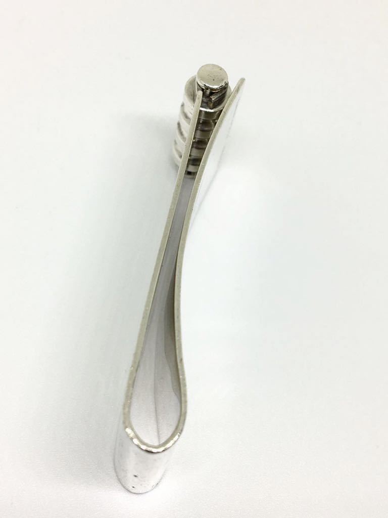1円 希少 ティファニー パロマ グルーブ マネークリップ シルバー SV