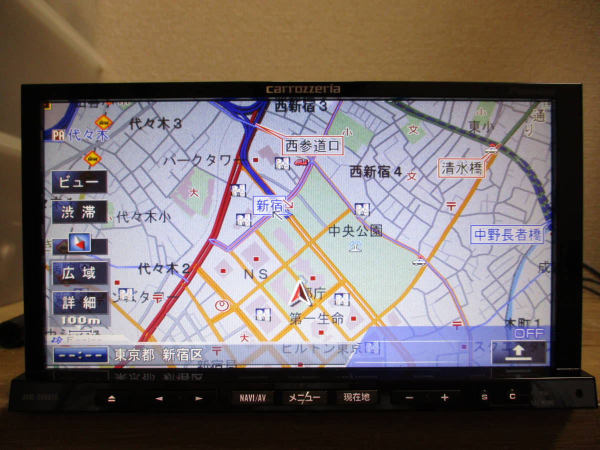 カロッツェリア 地デジ HDD ナビ AVIC-ZH9900 地図データ 2009年 *％