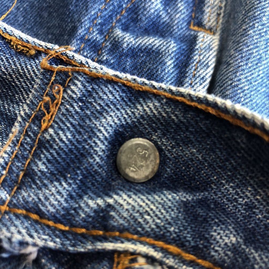 良好♪赤耳 80s USA製 Levis 501 W33 Redline セルビッチ ボタン裏524
