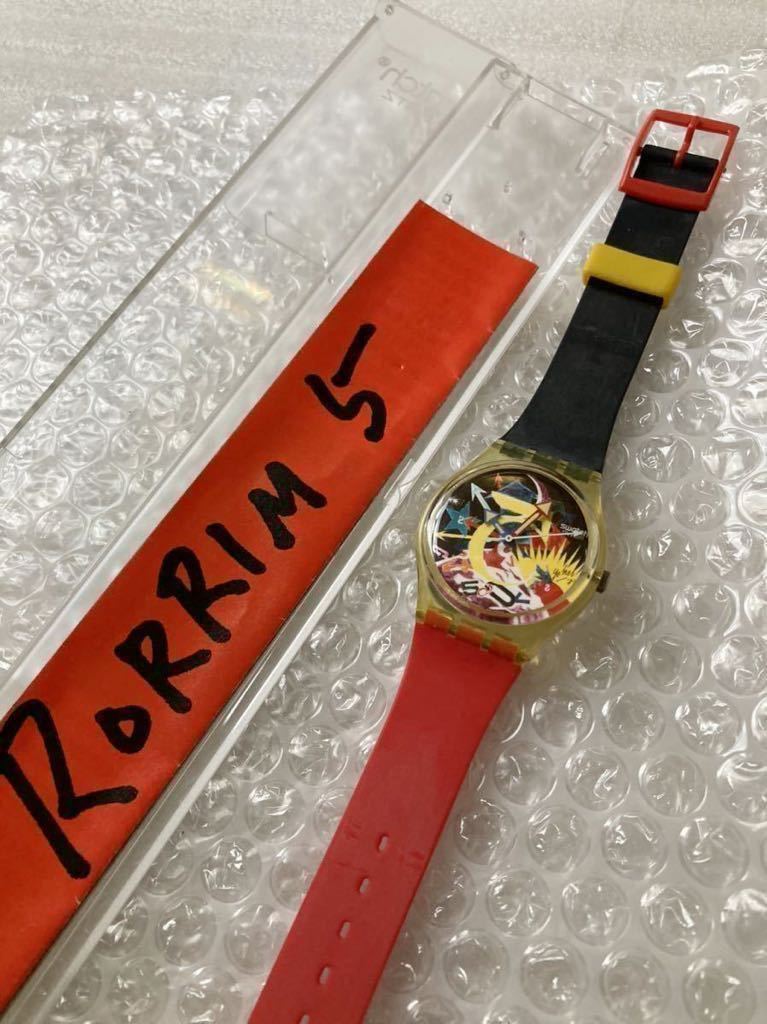 SWATCH スウォッチ GZ107 横尾忠則 ロリム5 RORRIM5 1987年 世界限定
