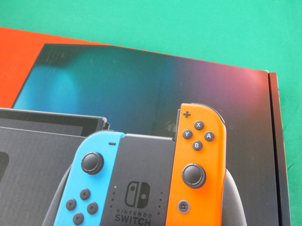 Switch Nintendo 本体 ネオンブルー⁄ (L) 箱無し 60/Q156