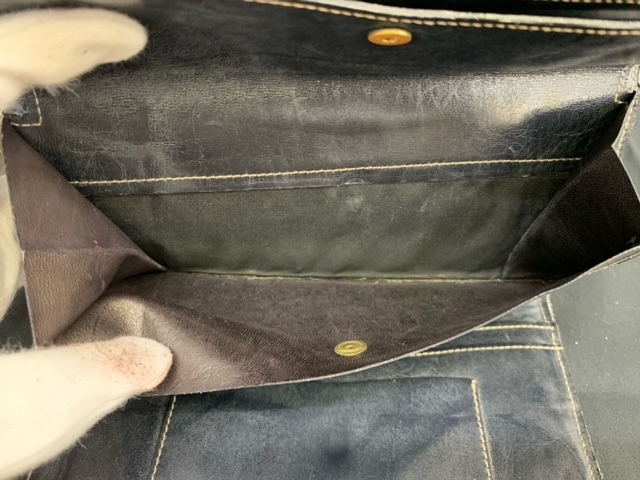 CELINE セリーヌ Cマカダム 長財布 ロングウォレット ネイビー 馬車 