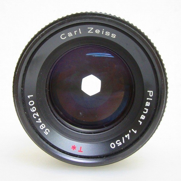 PK00957R☆Carl Zeiss☆単焦点レンズ☆Planar 1.4/50 T*☆CONTAX