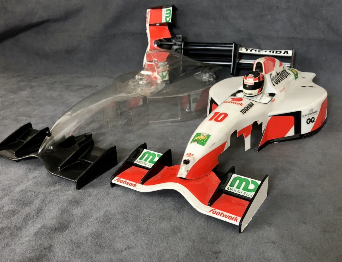 タミヤ 1/10 F1 フットワーク FA13 無限ホンダ スペアボディ 未塗装品 
