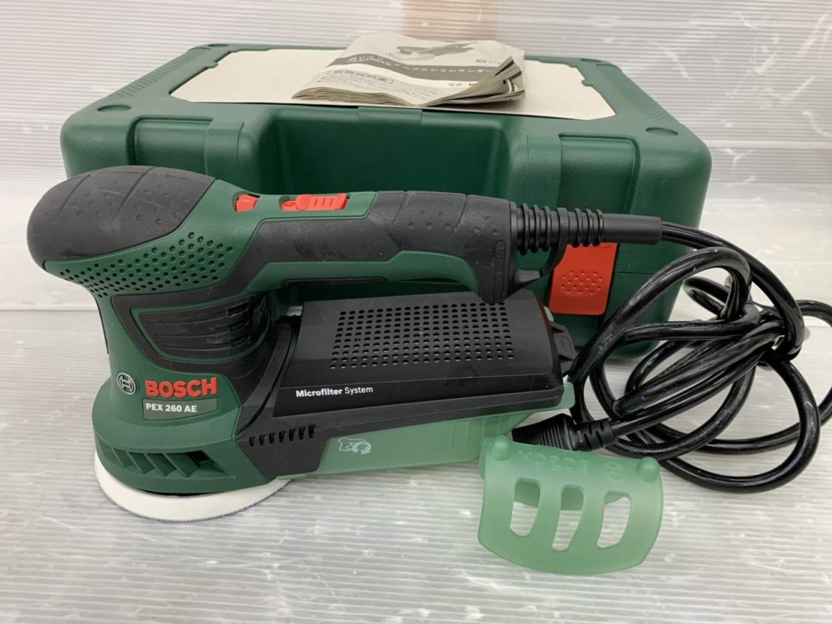 人気，2026 S61868 BOSCH ボッシュ 吸じんランダムアクションサンダー PEX260AE良品(電動ポリッシャー)｜売買されたオークション情報、yahooの商品情報をアーカイブ公開 - オークファン 電動ポリッシャー